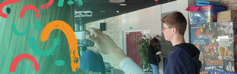 Unge i gang med filmproduktion